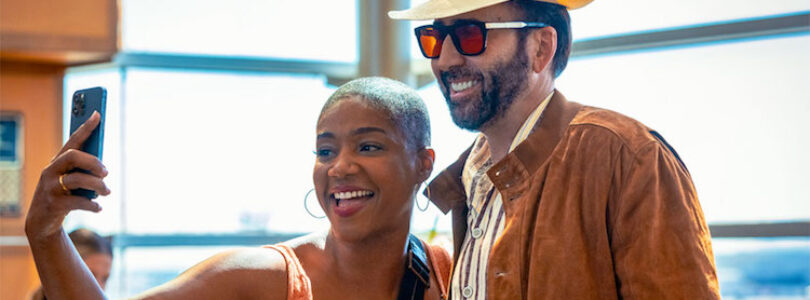 Nicolas Cage and Tiffany Haddish in The Unbearable Weight of Massive Talent