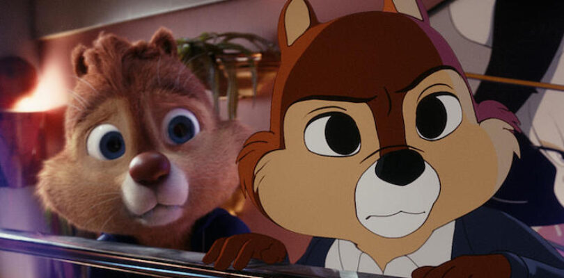 Andy Samberg and John Mulaney in "Chip 'n' Dale: Rescue Rangers."