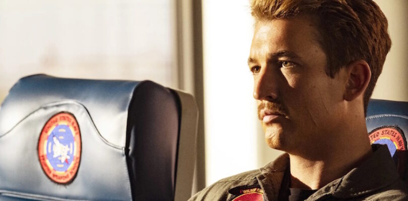 Miles Teller in "Top Gun: Maverick." Photo by Scott Garfield - © 2022 Paramount Pictures Corporation. All rights reserved.