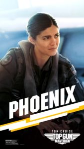 Monica Barbaro as "Phoenix."