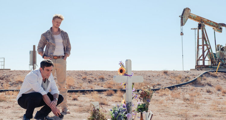 B.J. Novak and Boyd Holbrook in "Vengeance"