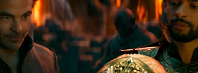 Chris Pine and Regé-Jean Page in "Dungeons & Dragons: Honor Among Thieves"