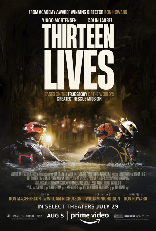 "Thirteen Lives" poster