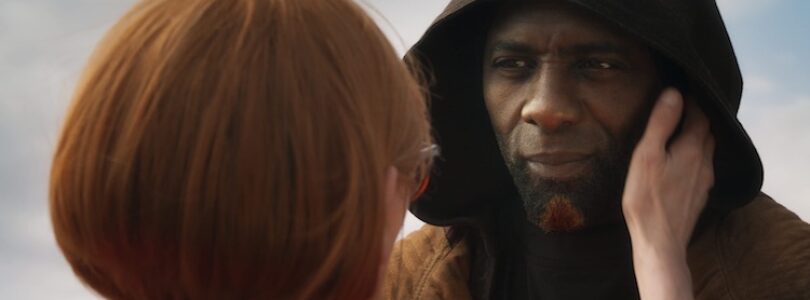 Idris Elba and Tilda Swinton in "Three Thousand Years of Longing"