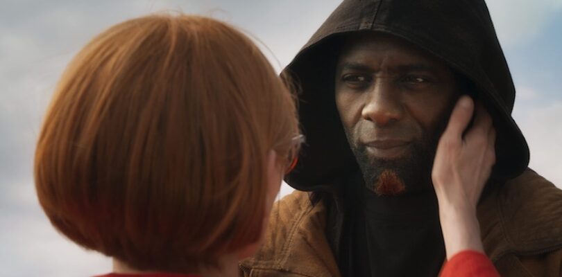 Idris Elba and Tilda Swinton in "Three Thousand Years of Longing"