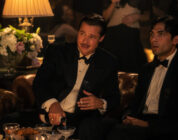 Brad Pitt plays Jack Conrad and Diego Calva plays Manny Torres in BABYLON from Paramount Pictures. Photo credit: Scott Garfield.