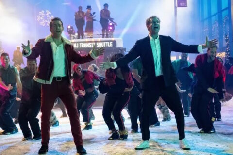 Will Ferrell and Ryan Reynolds in "Spirited"