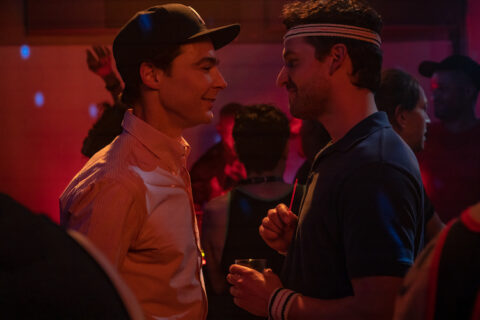 Jim Parsons and Ben Aldridge in "Spoiler Alert"