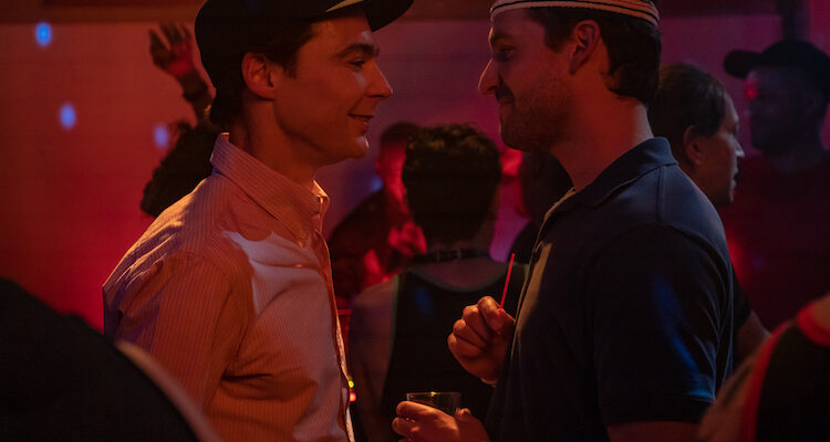 Jim Parsons and Ben Aldridge in "Spoiler Alert"