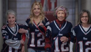 (L-R) Rita Moreno, Jane Fonda, Lily Tomlin, and Sally Field in "80 for Brady.