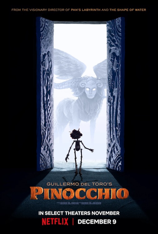 "Guillermo del Toro's Pinocchio" poster