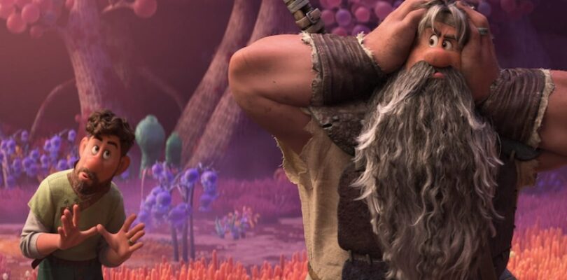 Dennis Quaid and Jake Gyllenhaal in "Strange World"