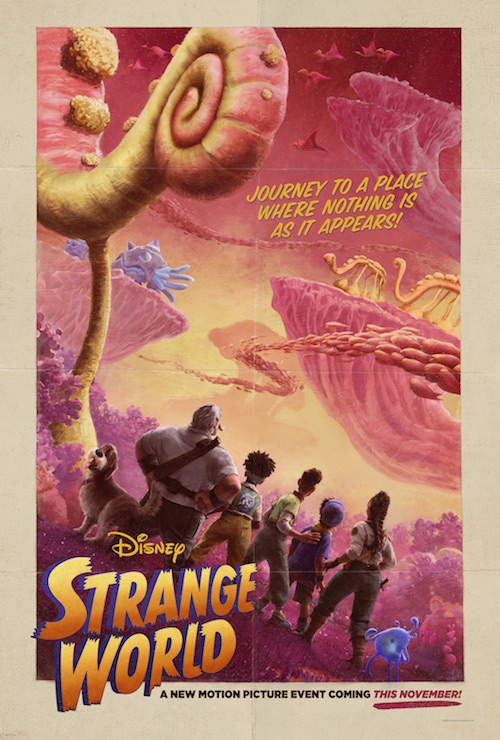 "Strange World" poster