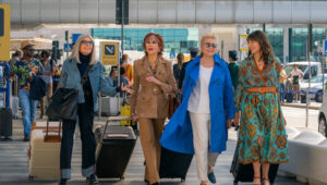 Diane Keaton (from left) stars as Diane, Jane Fonda as Vivian, Candice Bergen as Sharon, and Mary Steenburgen as Carol in "Book Club: The Next Chapter," a Focus Features release.