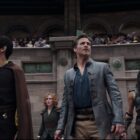 Justice Smith, Sophia Lillis, Chris Pine, and Michelle Rodriguez in "Dungeons & Dragons: Honor Among Thieves."