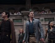 Justice Smith, Sophia Lillis, Chris Pine, and Michelle Rodriguez in "Dungeons & Dragons: Honor Among Thieves."