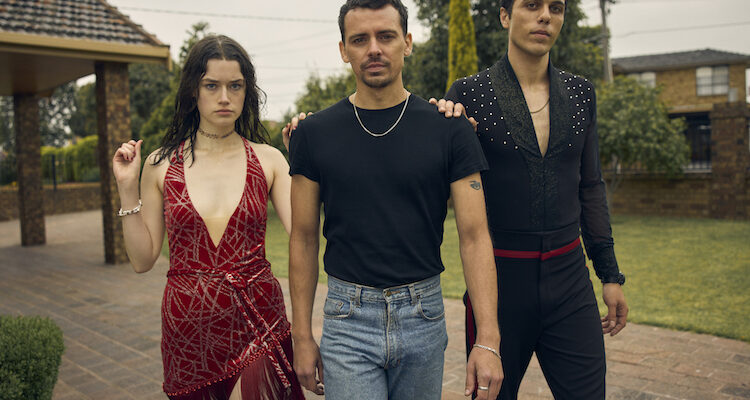 Hattie Hook (from left), Thom Green, and Elias Anton in "Of An Age."