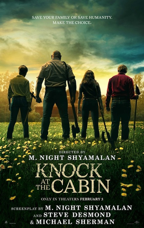 "Knock at the Cabin" poster