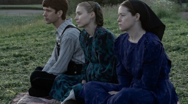 Ben Whishaw, Rooney Mara, and Claire Foy star in "Women Talking."