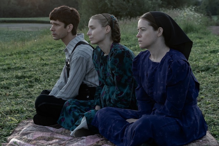 Ben Whishaw, Rooney Mara, and Claire Foy star in "Women Talking."