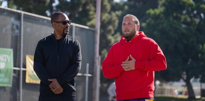 Eddie Murphy and Jonah Hill in "You People." Photo by Parrish Lewis/Netflix © 2023 - © 2023 Netflix, Inc.