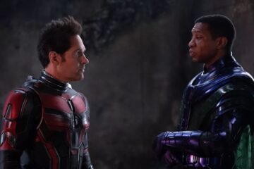Paul Rudd and Jonathan Majors in "Ant-Man and the Wasp: Quantumania."