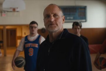 Woody Harrelson, Ashton Gunning, Tom Sinclair, James Day Keith, and Casey Metcalfe in "Champions."