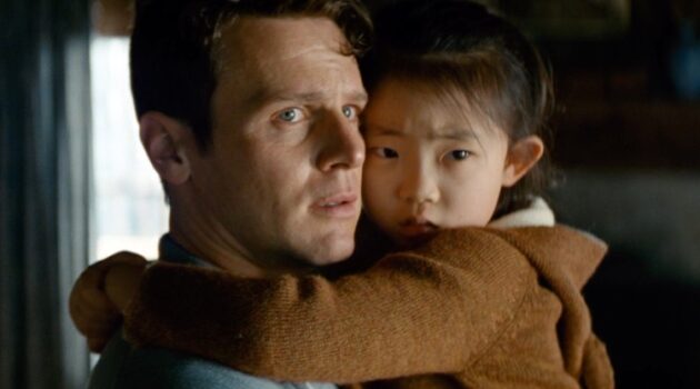 Jonathan Groff and Kristen Cui in "Knock at the Cabin."
