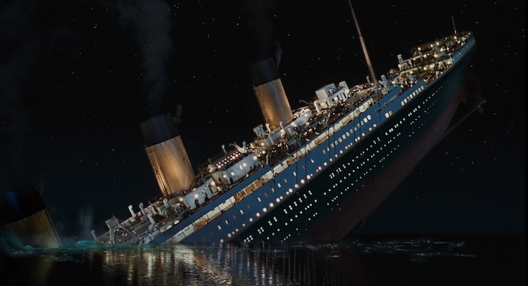 A still from "Titanic."