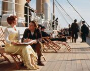 Leonardo DiCaprio and Kate Winslet in "Titanic."