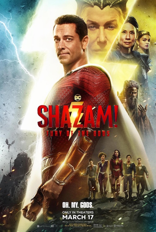 "Shazam! Fury of the Gods" poster