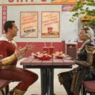 Helen Mirren and Zachary Levi in "Shazam! Fury of the Gods"