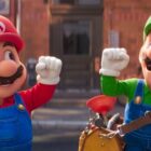 Charlie Day and Chris Pratt in "The Super Mario Bros. Movie."