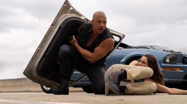 Vin Diesel and Daniela Melchior in "Fast X"