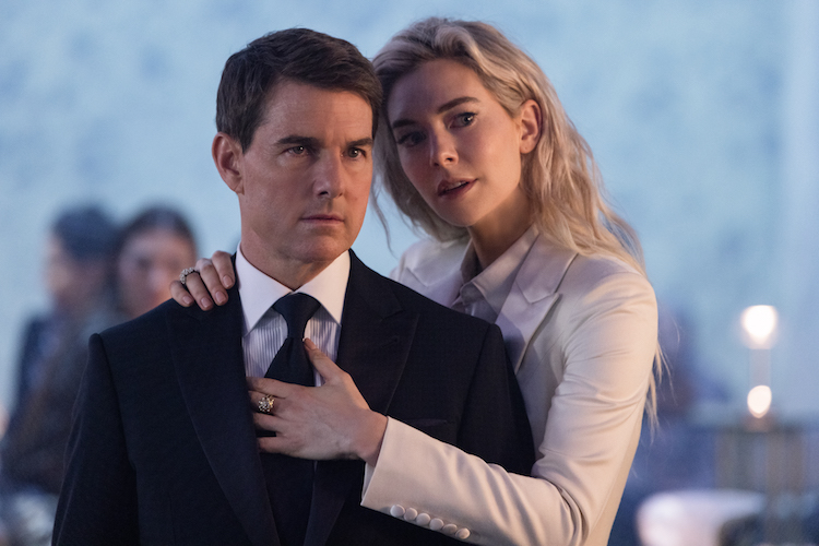 Tom Cruise and Vanessa Kirby in "Mission: Impossible Dead Reckoning - Part One"