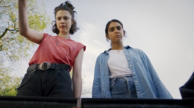 Margaret Qualley and Geraldine Viswanathan in director Ethan Coen's "DRIVE-AWAY DOLLS"