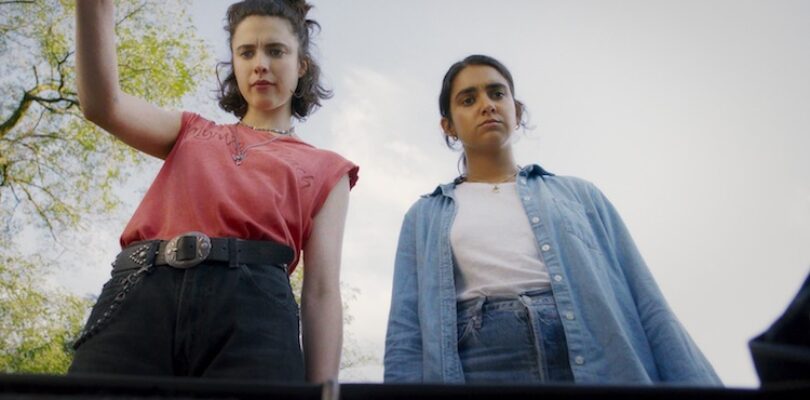 Margaret Qualley and Geraldine Viswanathan in director Ethan Coen's "DRIVE-AWAY DOLLS"