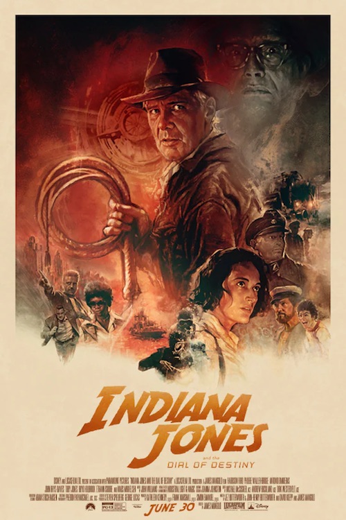 "Indiana Jones and the Dial of Destiny" poster