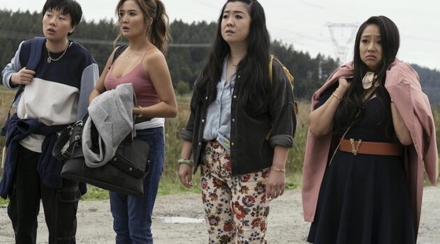 Sabrina Wu, Stephanie Hsu, Ashley Park, and Sherry Cola in "Joy Ride."
