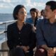 Teo Yoo and Greta Lee in "Past Lives"
