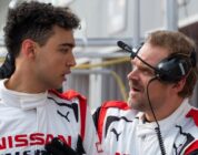 David Harbour (right) and Archie Madekwe in "Gran Turismo."