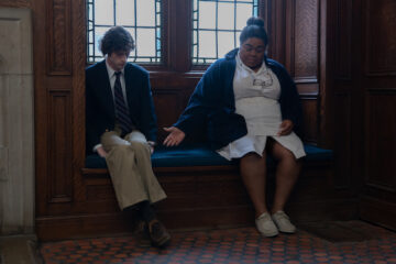 Dominic Sessa and Da'Vine in "The Holdovers," a Focus Features release.