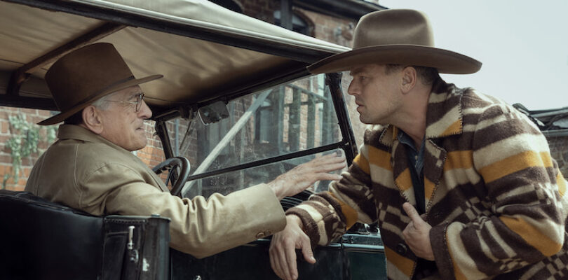 Robert De Niro and Leonardo DiCaprio in "Killers of the Flower Moon"