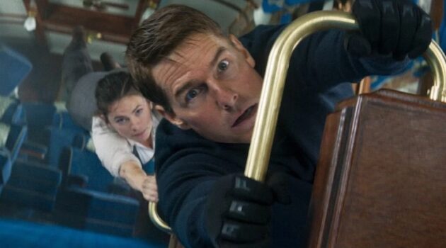 Tom Cruise and Hayley Atwell in "Mission: Impossible - Dead Reckoning Part One"
