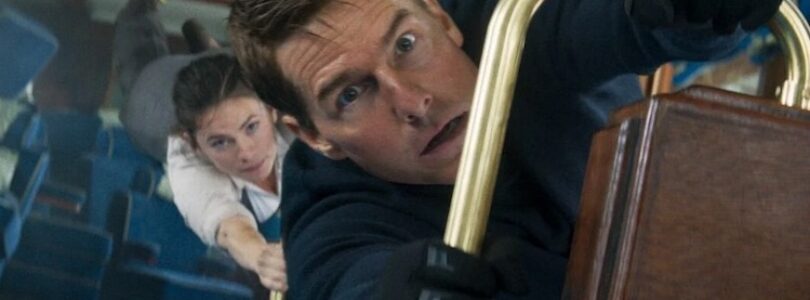 Tom Cruise and Hayley Atwell in "Mission: Impossible - Dead Reckoning Part One"