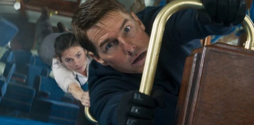 Tom Cruise and Hayley Atwell in "Mission: Impossible - Dead Reckoning Part One"