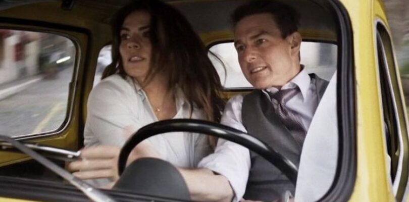 Tom Cruise and Hayley Atwell in "Mission: Impossible - Dead Reckoning Part One"