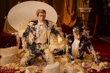 Taylor Zakhar Perez and Nicholas Galitzine in "Red, White & Royal Blue."
