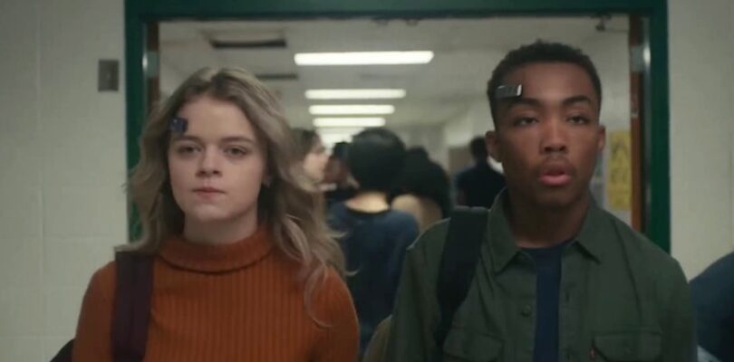 Asante Blackk and Kylie Rogers in "Landscape with Invisible Hand."