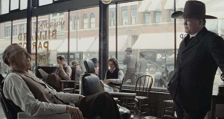 Robert De Niro and Jesse Plemons in "Killers of the Flower Moon"